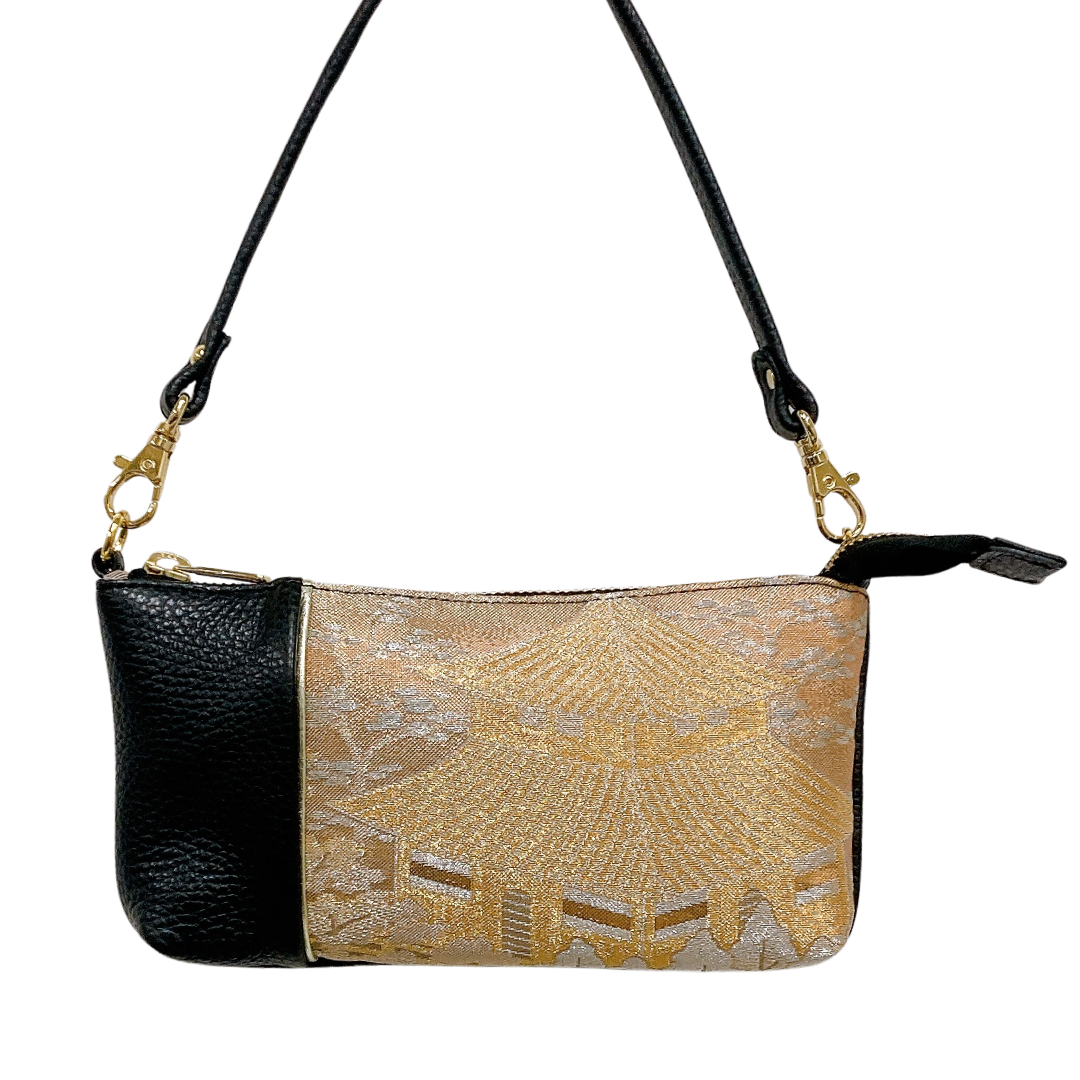 KIMONO PURSE Black T006