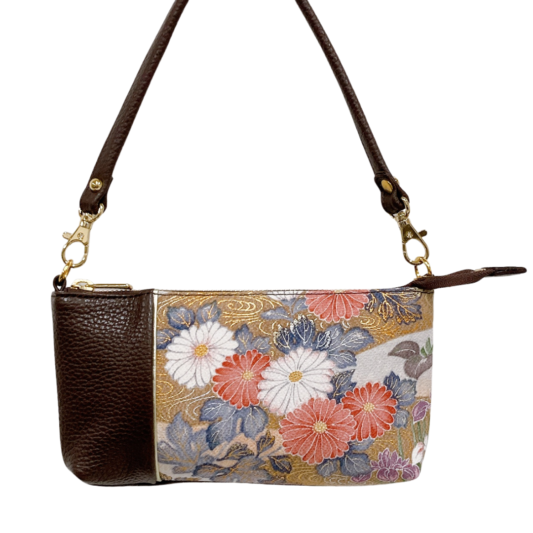 KIMONO PURSE Brown T014