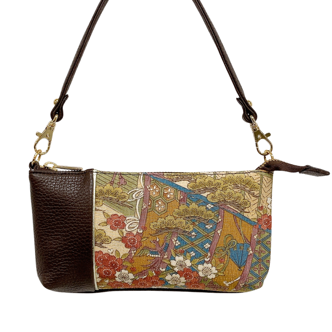 KIMONO PURSE Brown T015