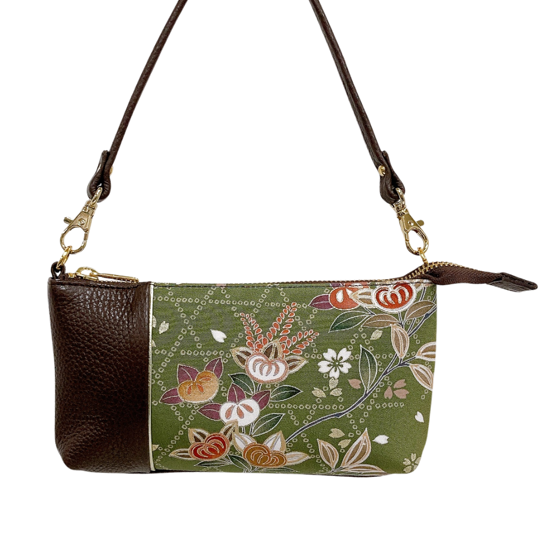 KIMONO PURSE Brown T016