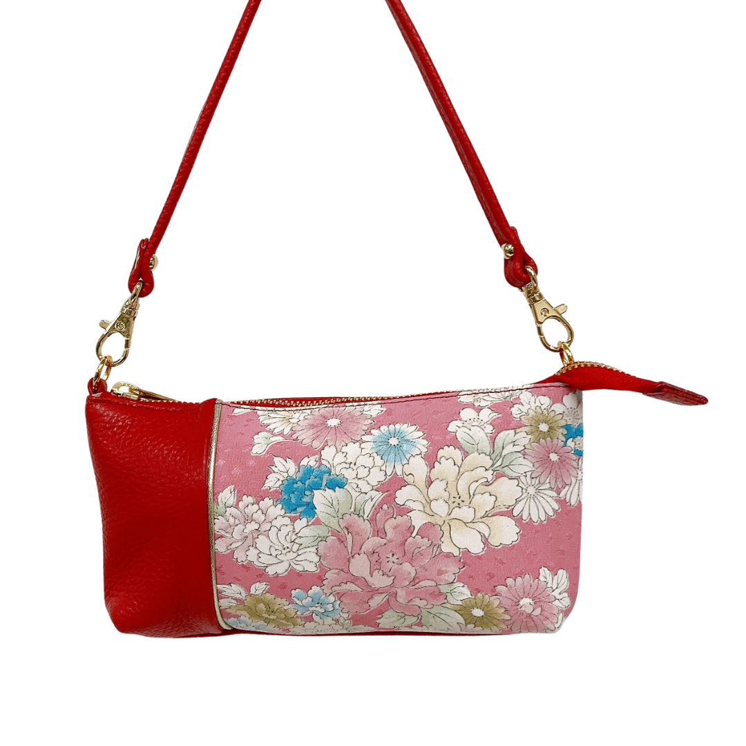 KIMONO PURSE Red T040