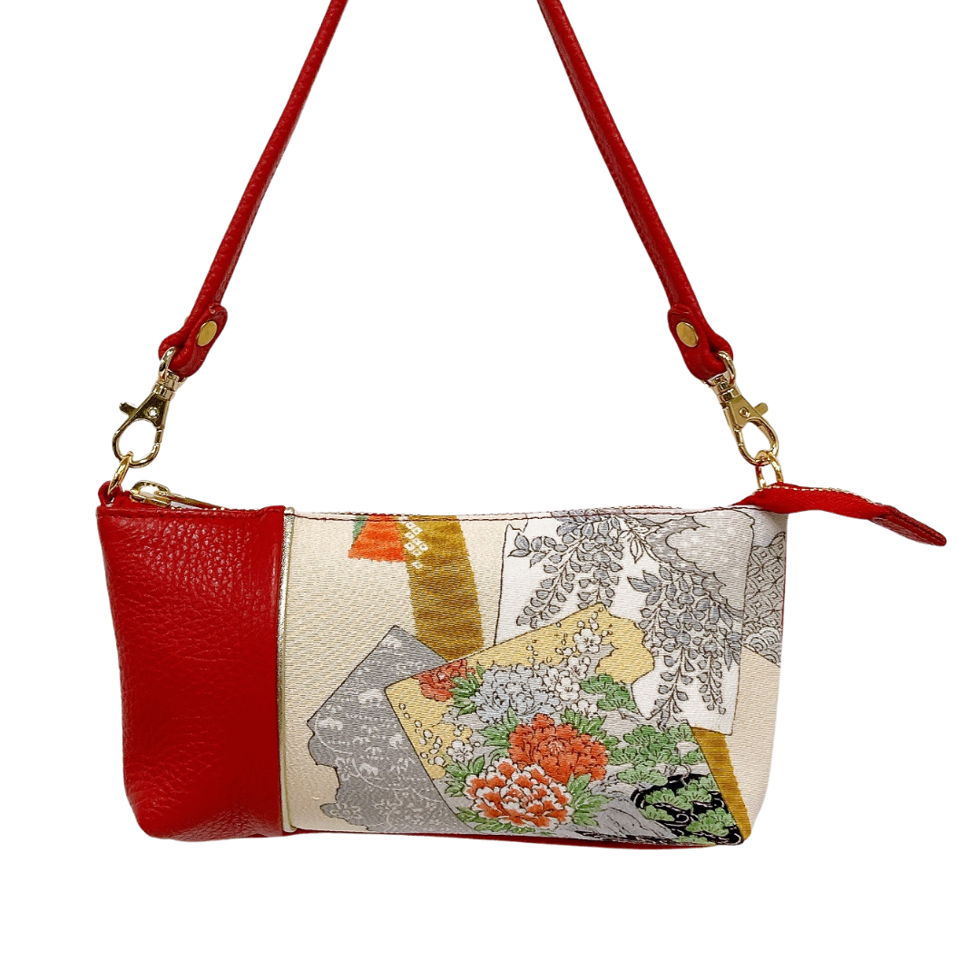 KIMONO PURSE Red T042