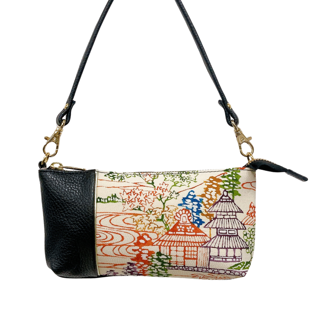 KIMONO PURSE Black T005