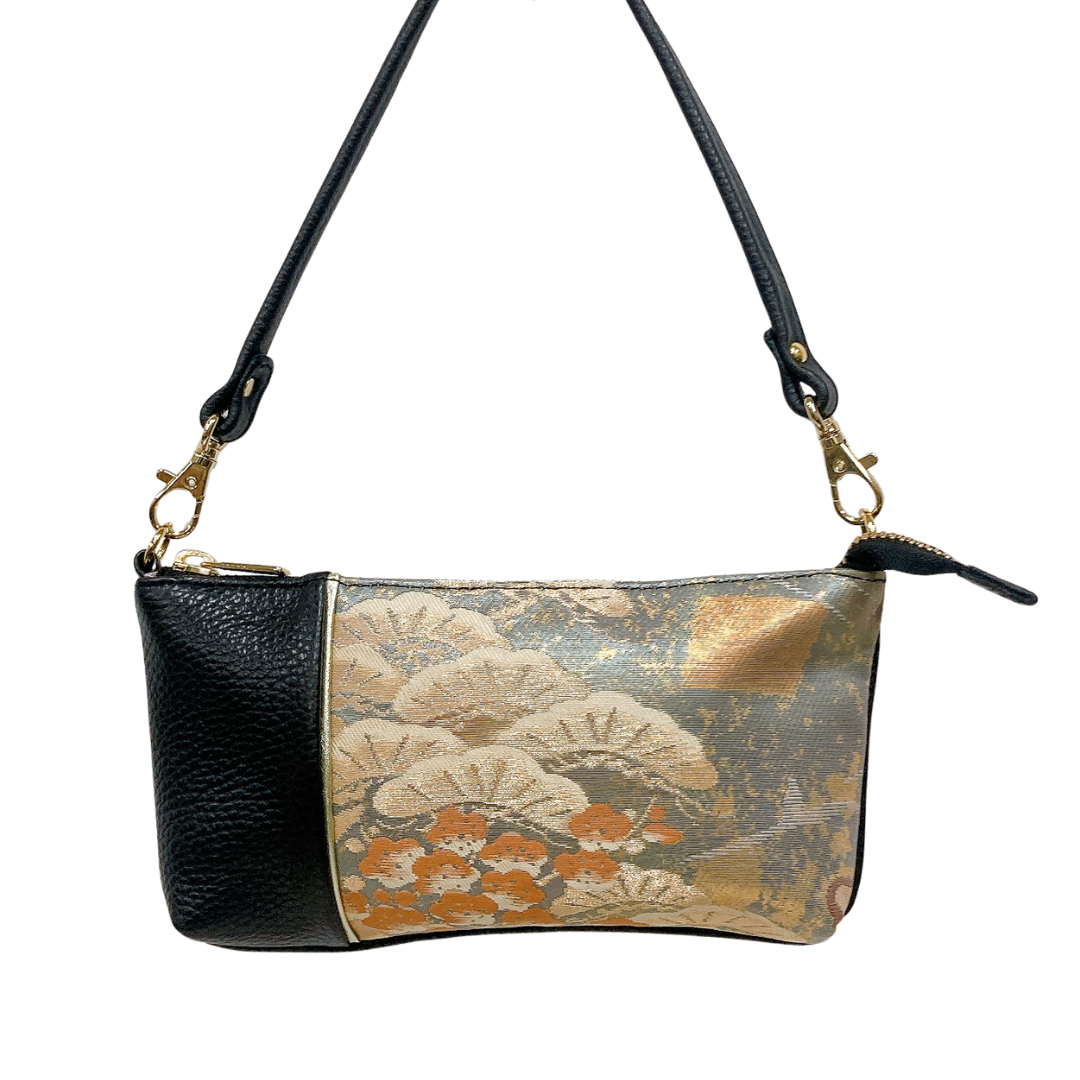 KIMONO PURSE Black T004