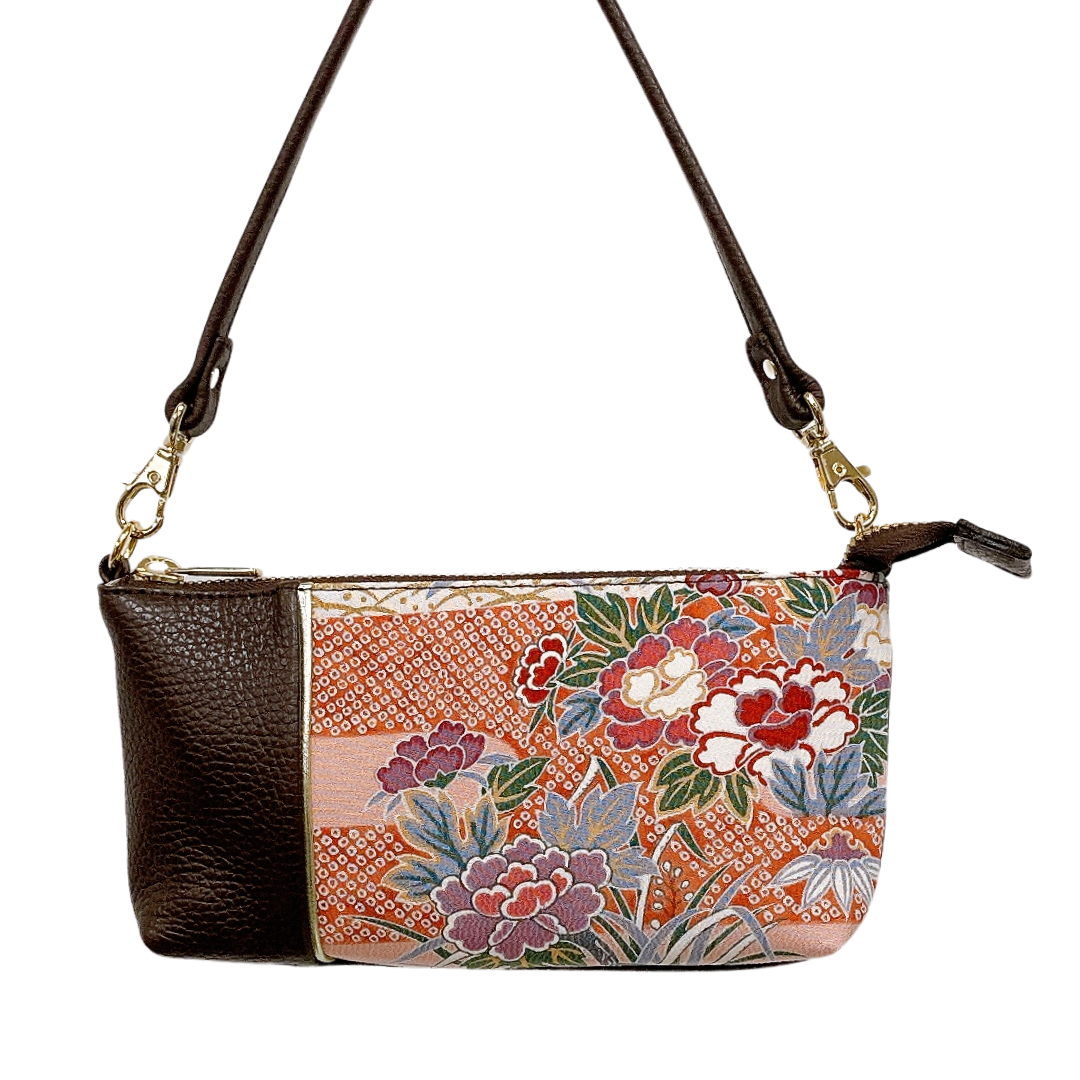 KIMONO PURSE Brown T006