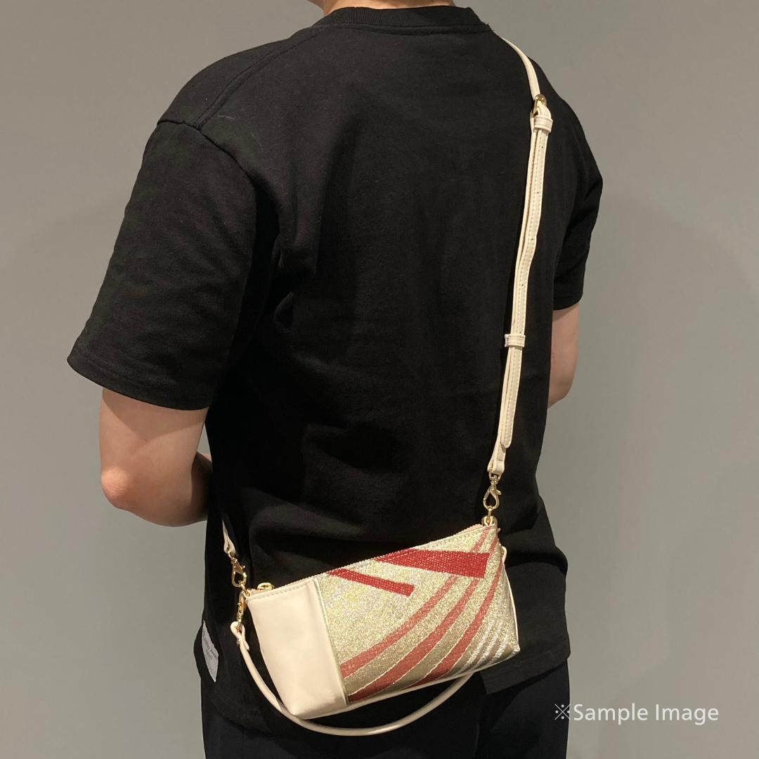 KIMONO PURSE White T011