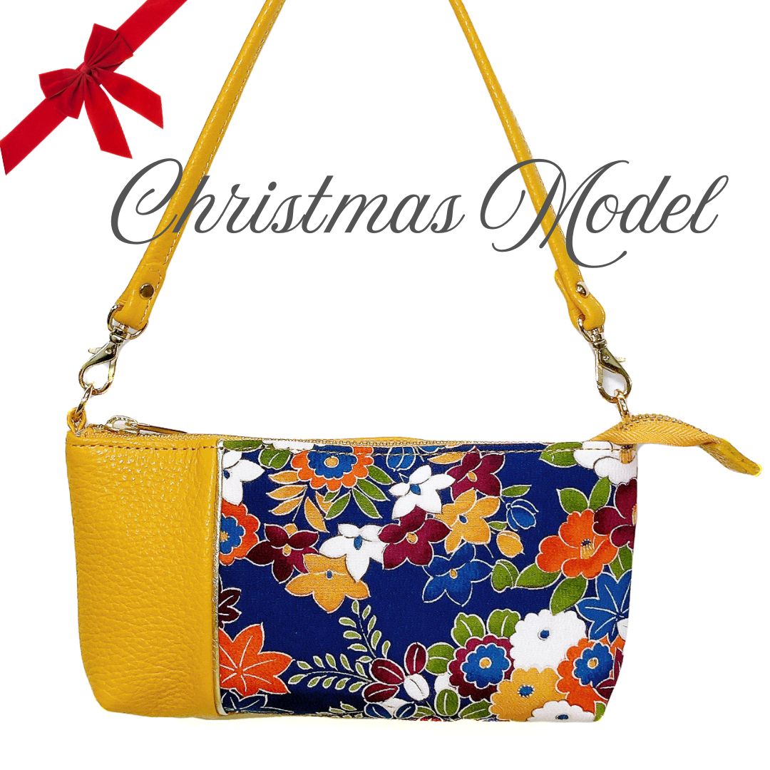 【Christmas Model】KIMONO PURSE Yellow T004