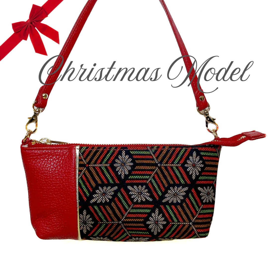 【Christmas Model】KIMONO PURSE Red 010