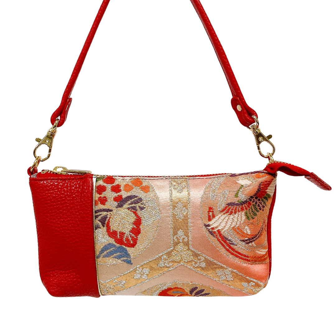 KIMONO PURSE Red T031