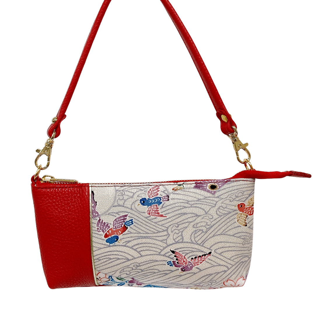 KIMONO PURSE Red T032