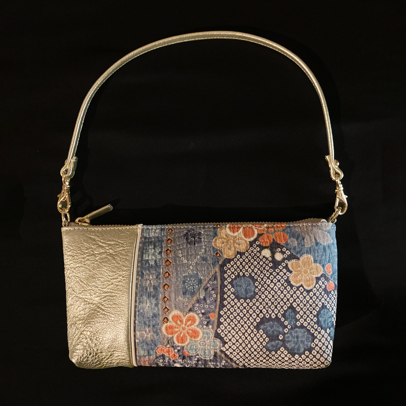 KIMONO PURSE 32, Gold