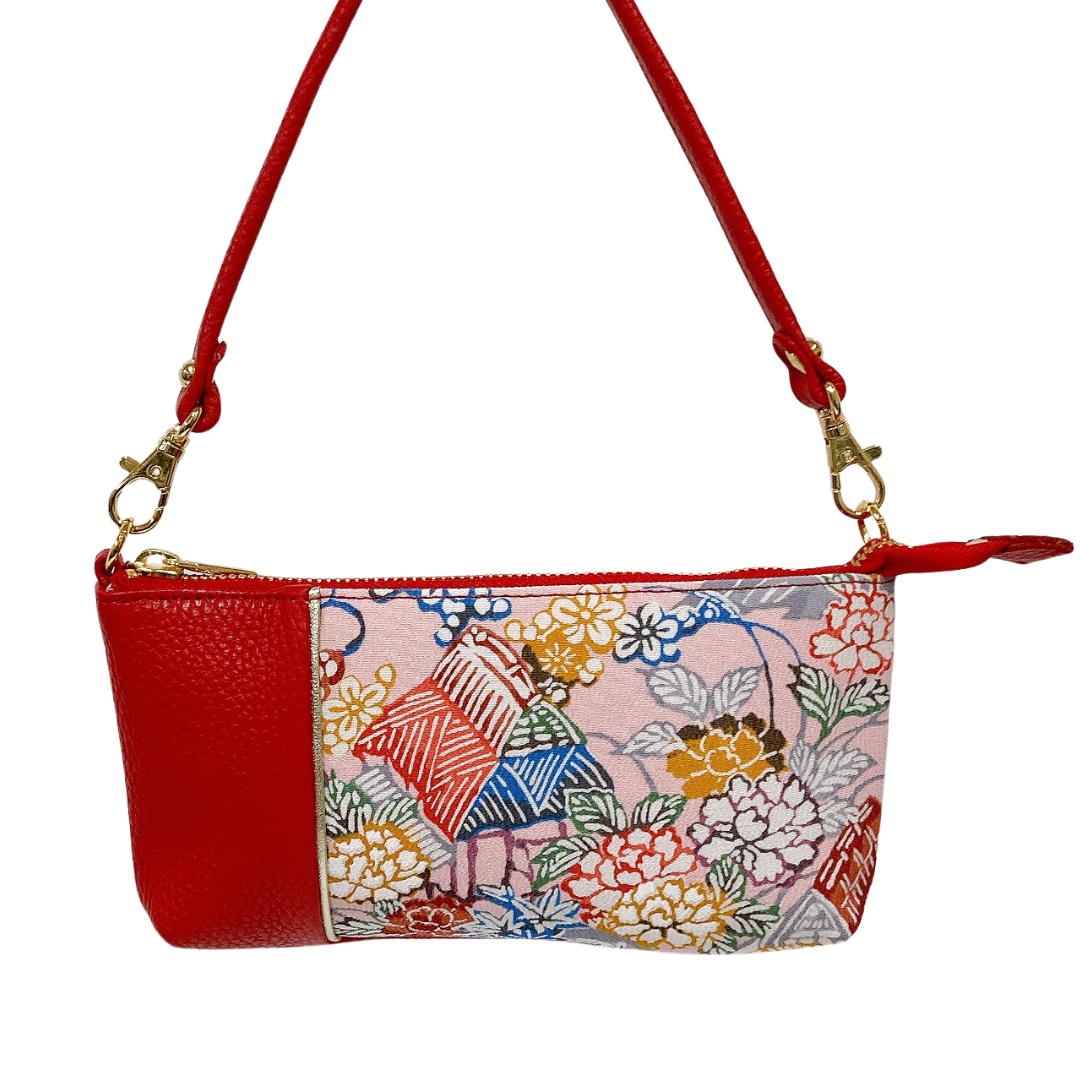 KIMONO PURSE Red T033