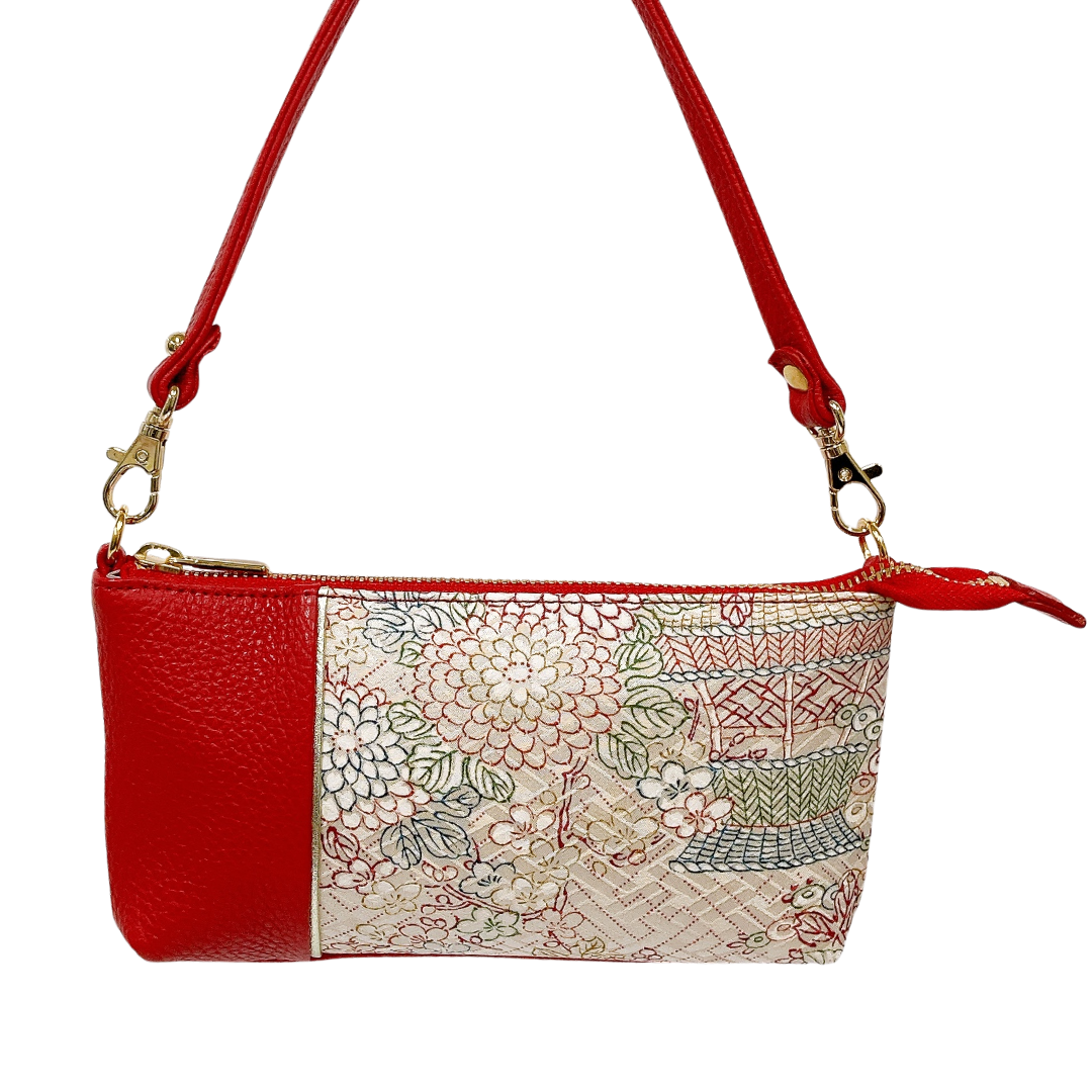 KIMONO PURSE Red T035