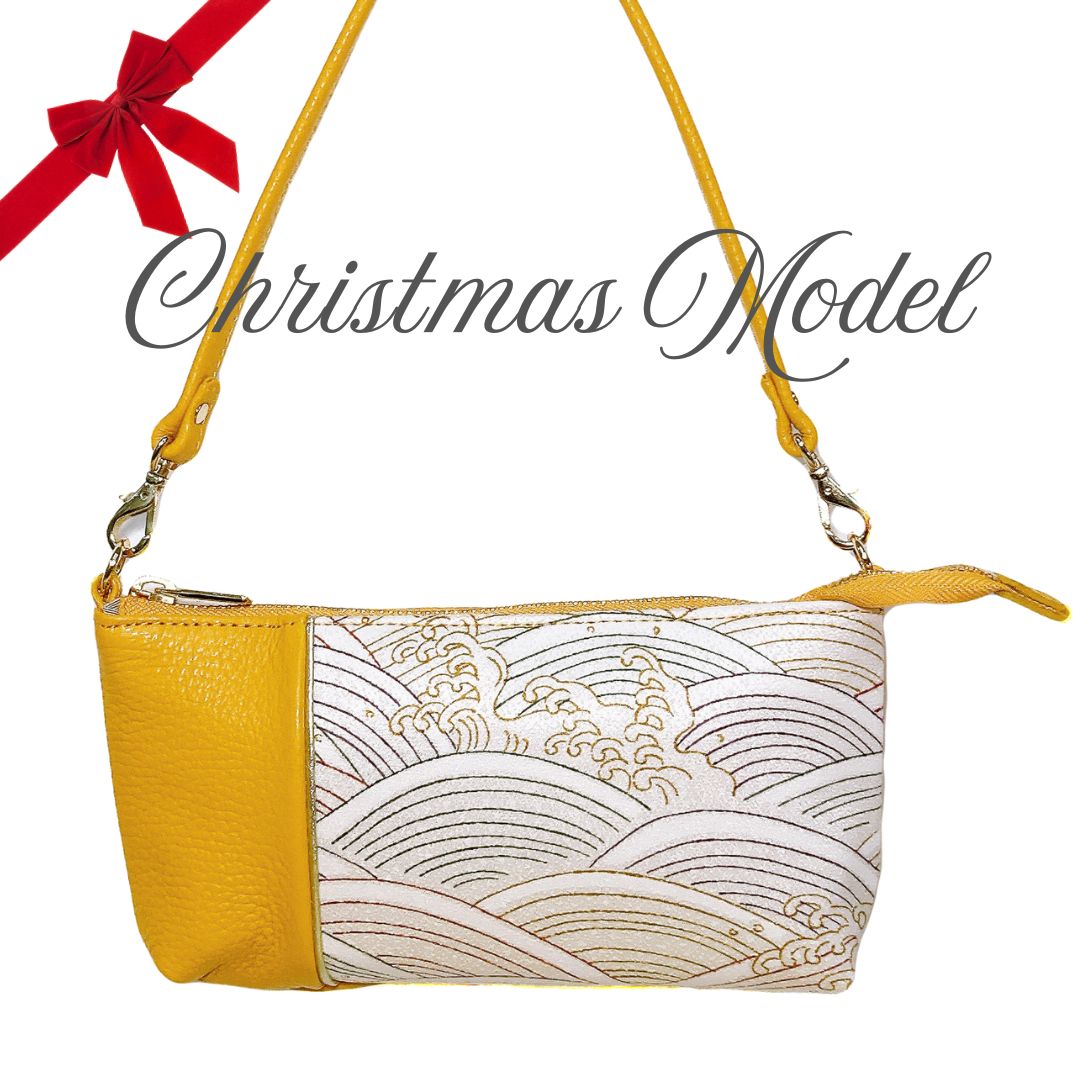 【Christmas Model】KIMONO PURSE Yellow T005