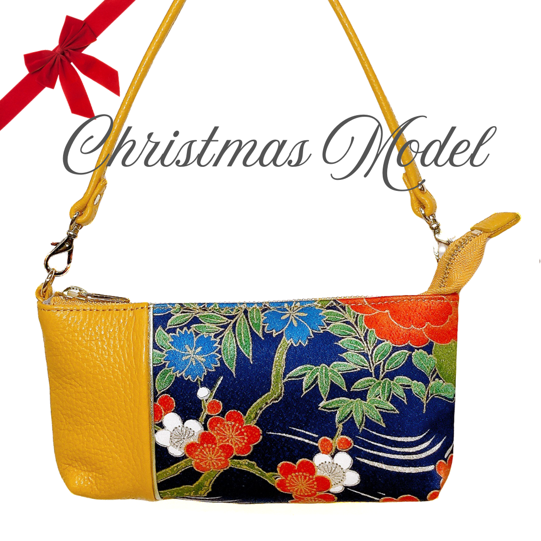 【Christmas Model】KIMONO PURSE Yellow T002