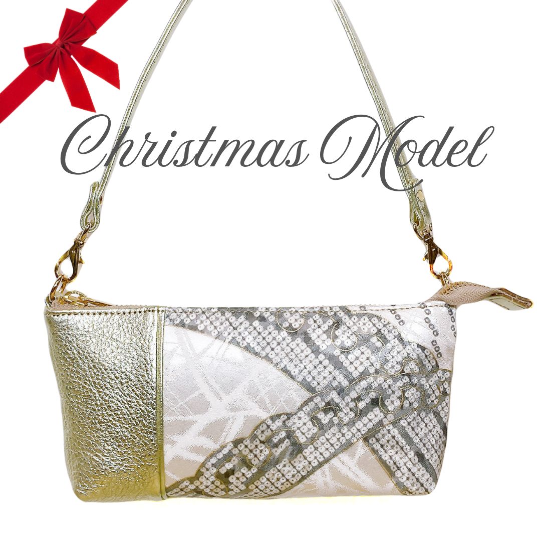 【Christmas Model】KIMONO PURSE Gold 010