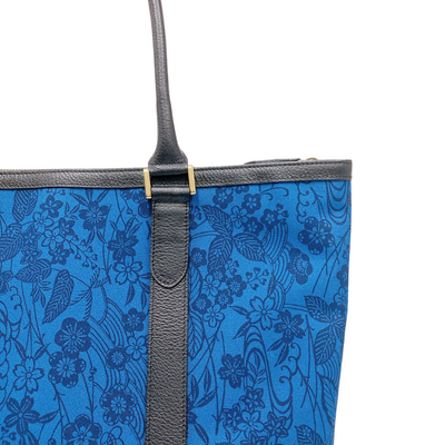 Kimono Leather Tote bag 051 Black