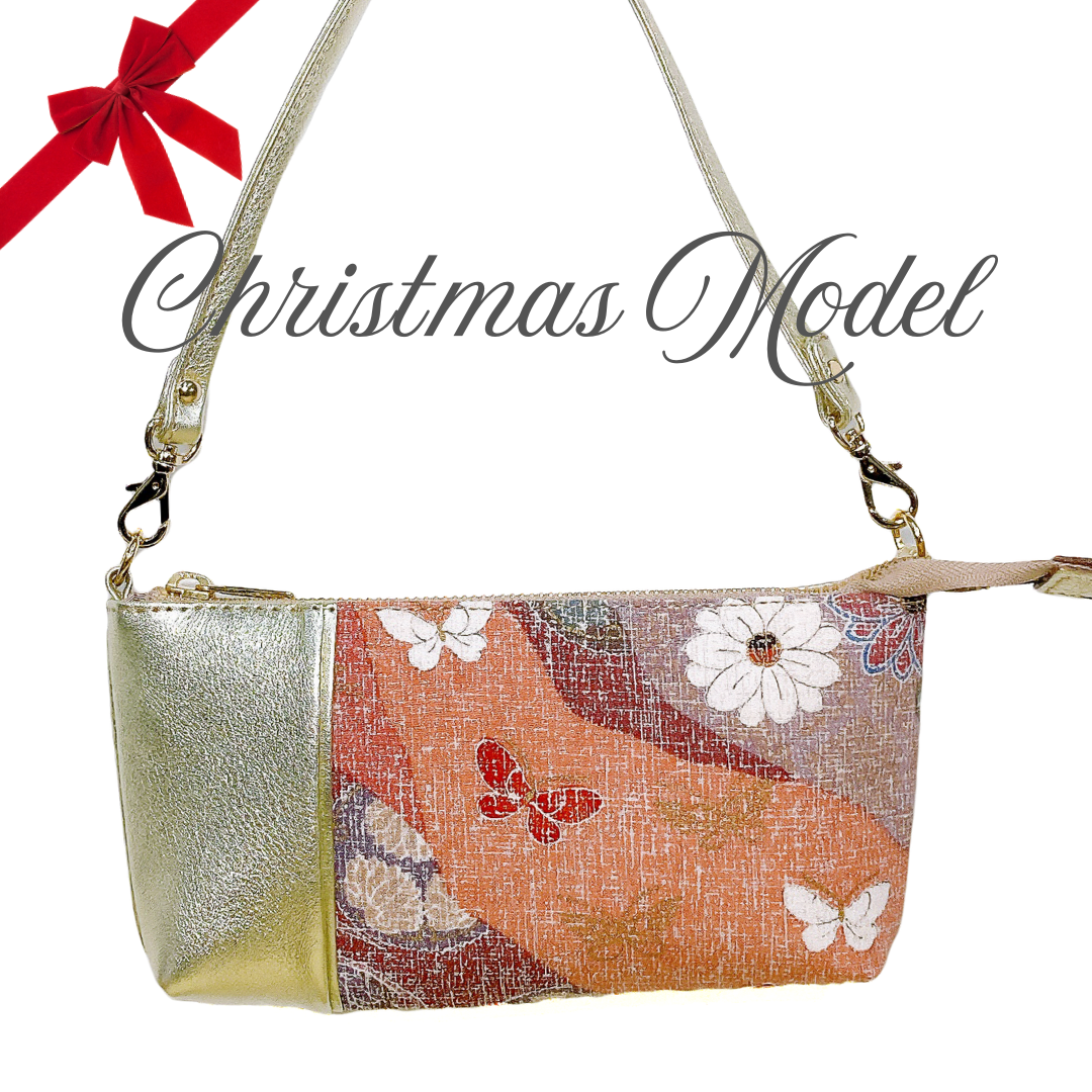 【Christmas Model】KIMONO PURSE Gold 006