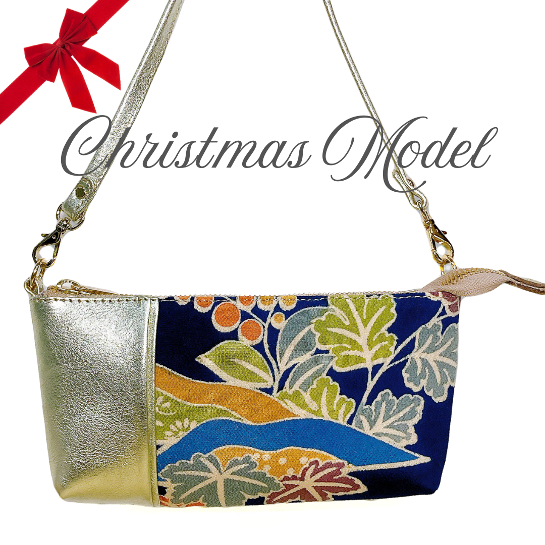 【Christmas Model】KIMONO PURSE Gold 007