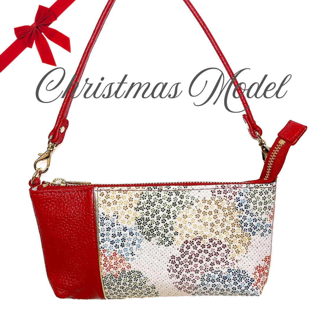 【Christmas Model】KIMONO PURSE Red 001