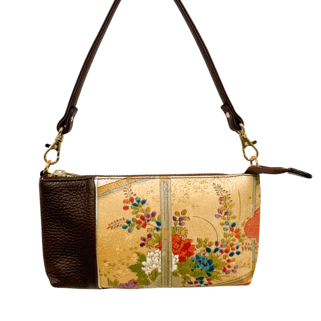 KIMONO PURSE Brown T017