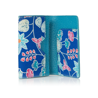 Kimono Card Case Blue 003