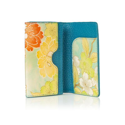 Kimono Card Case Blue 004