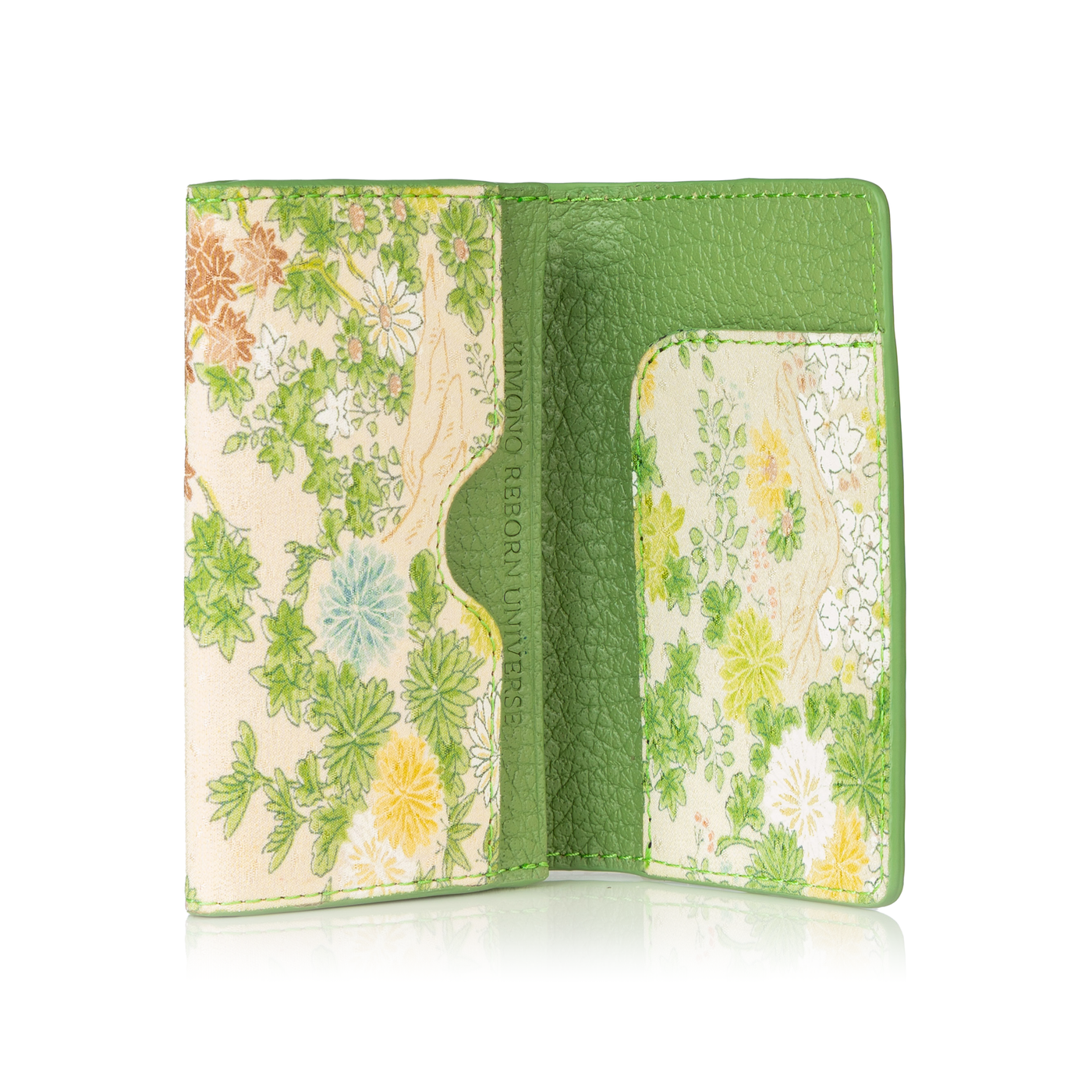Kimono Card Case Green 005