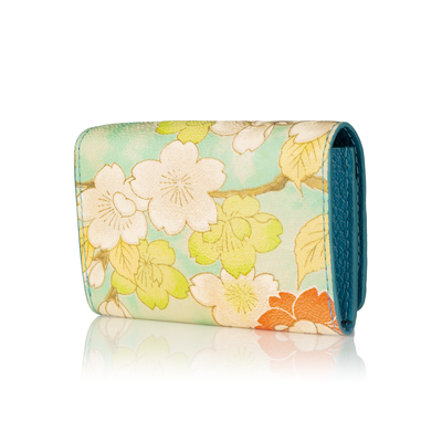 Kimono Card Case Blue 004