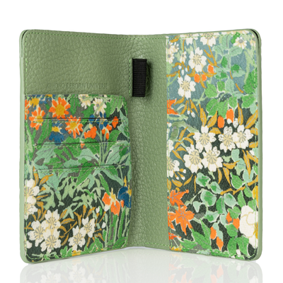 Kimono Passport Holder Green 002