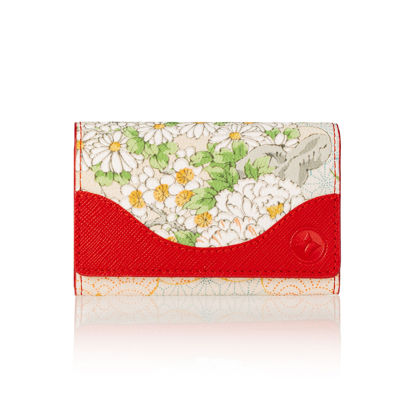 Kimono Card Case Red 004