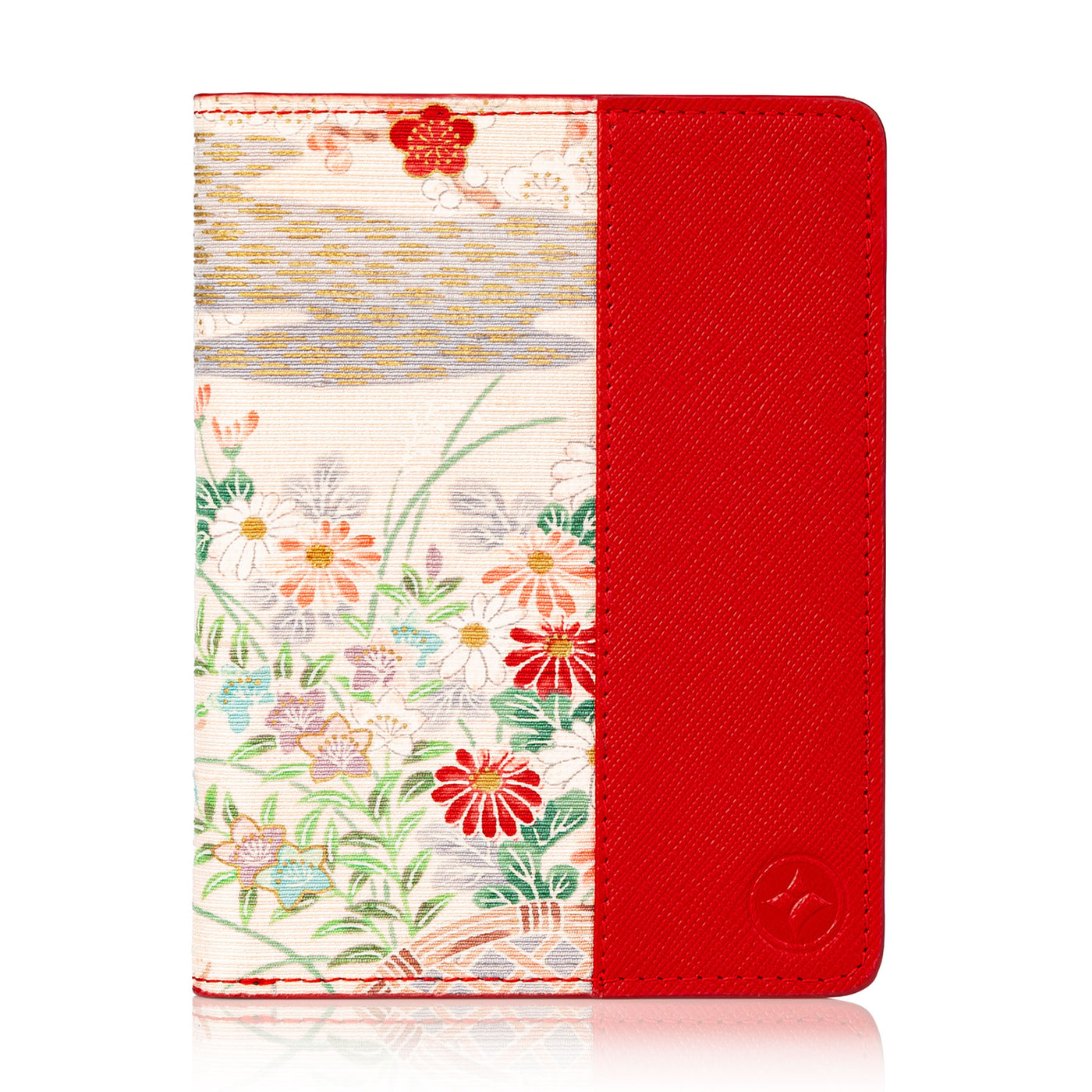 Kimono Passport Holder Red 008