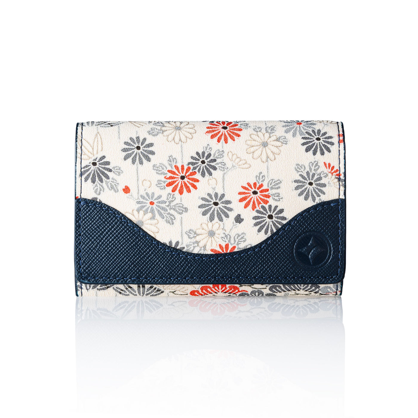 Kimono Card Case Navy 003