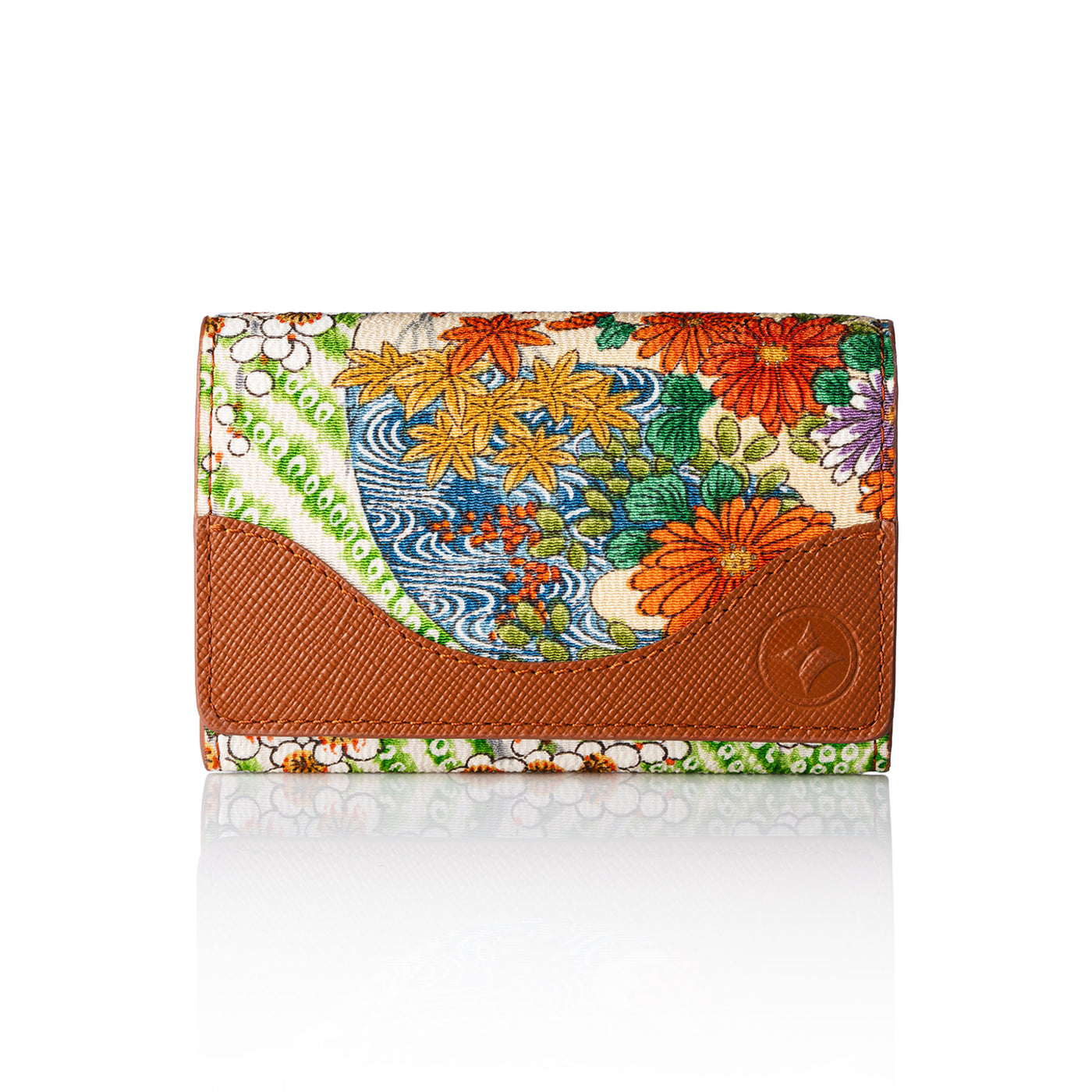 Kimono Card Case Brown 002