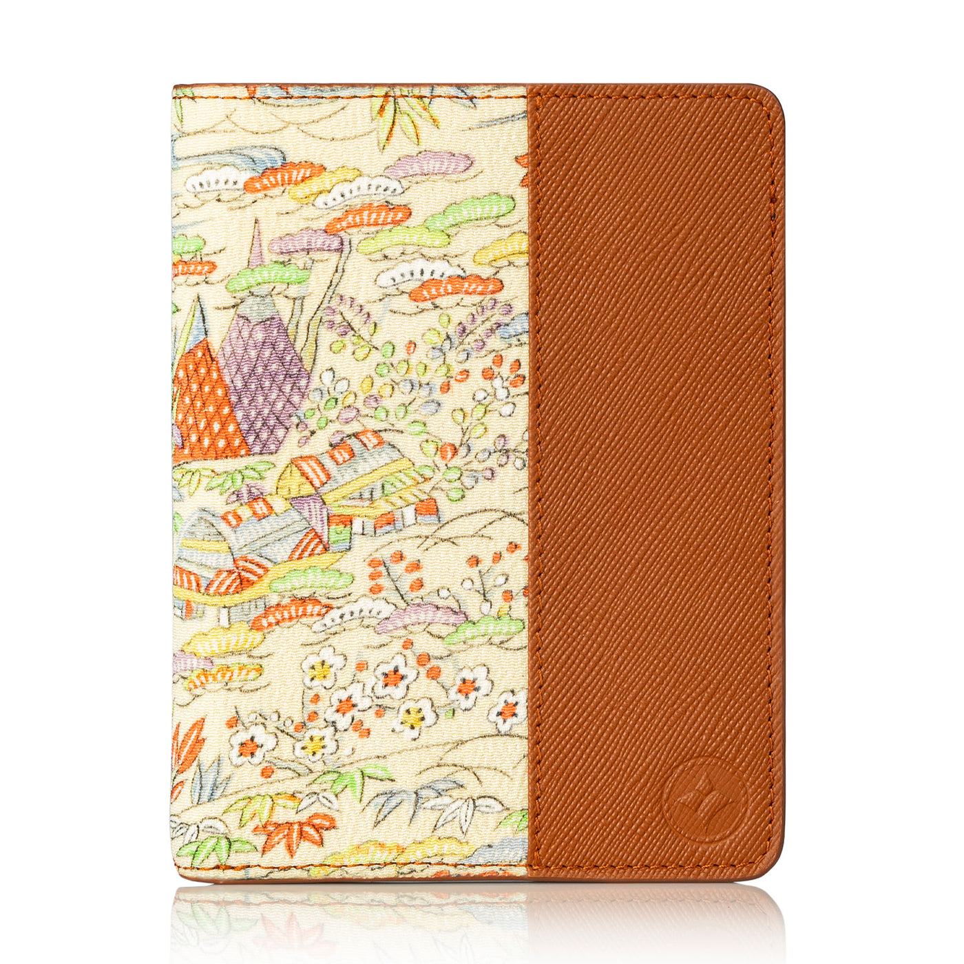 Kimono Passport Holder Brown 005