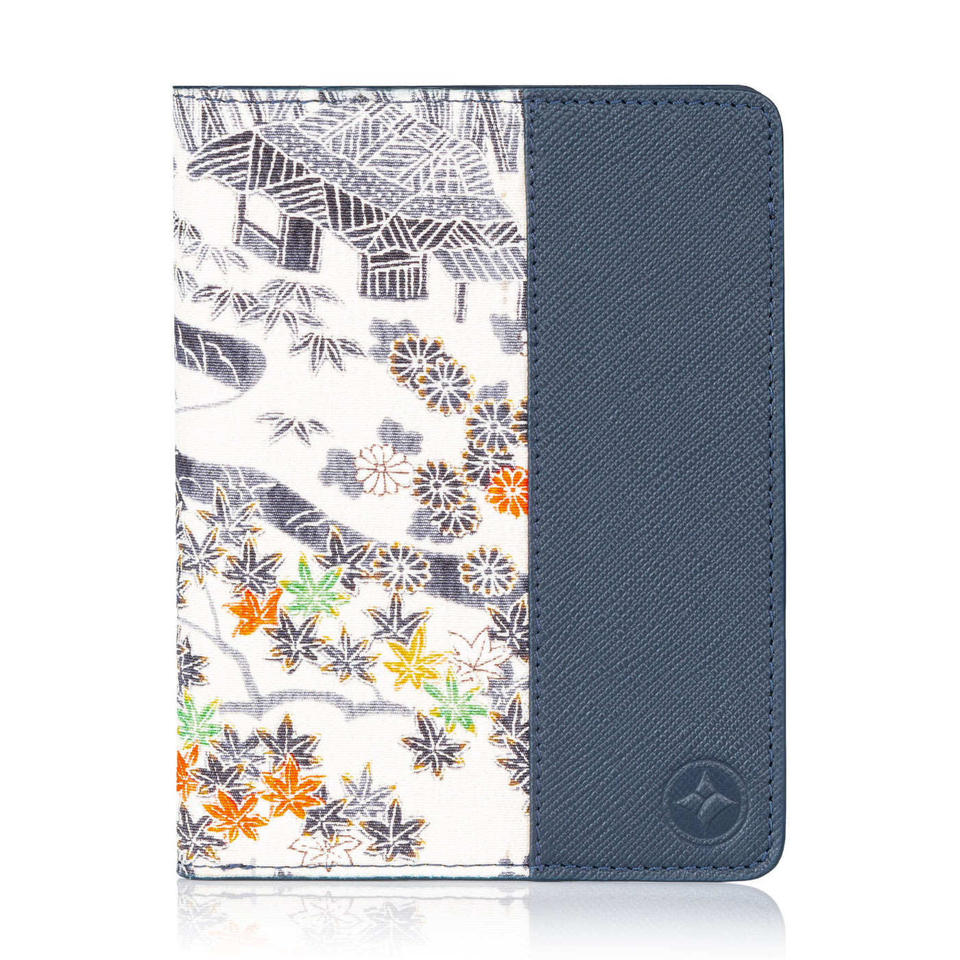 Kimono Passport Holder Navy 004