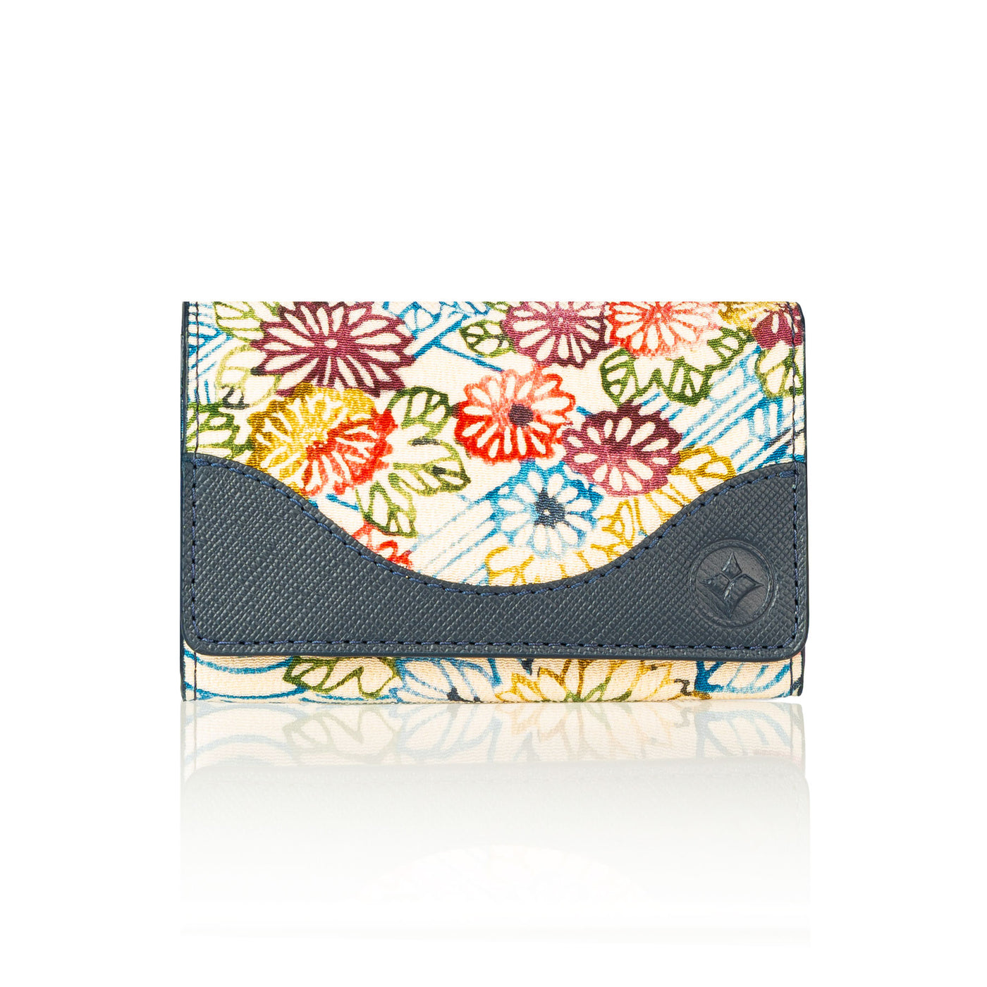 Kimono Card Case Navy 006