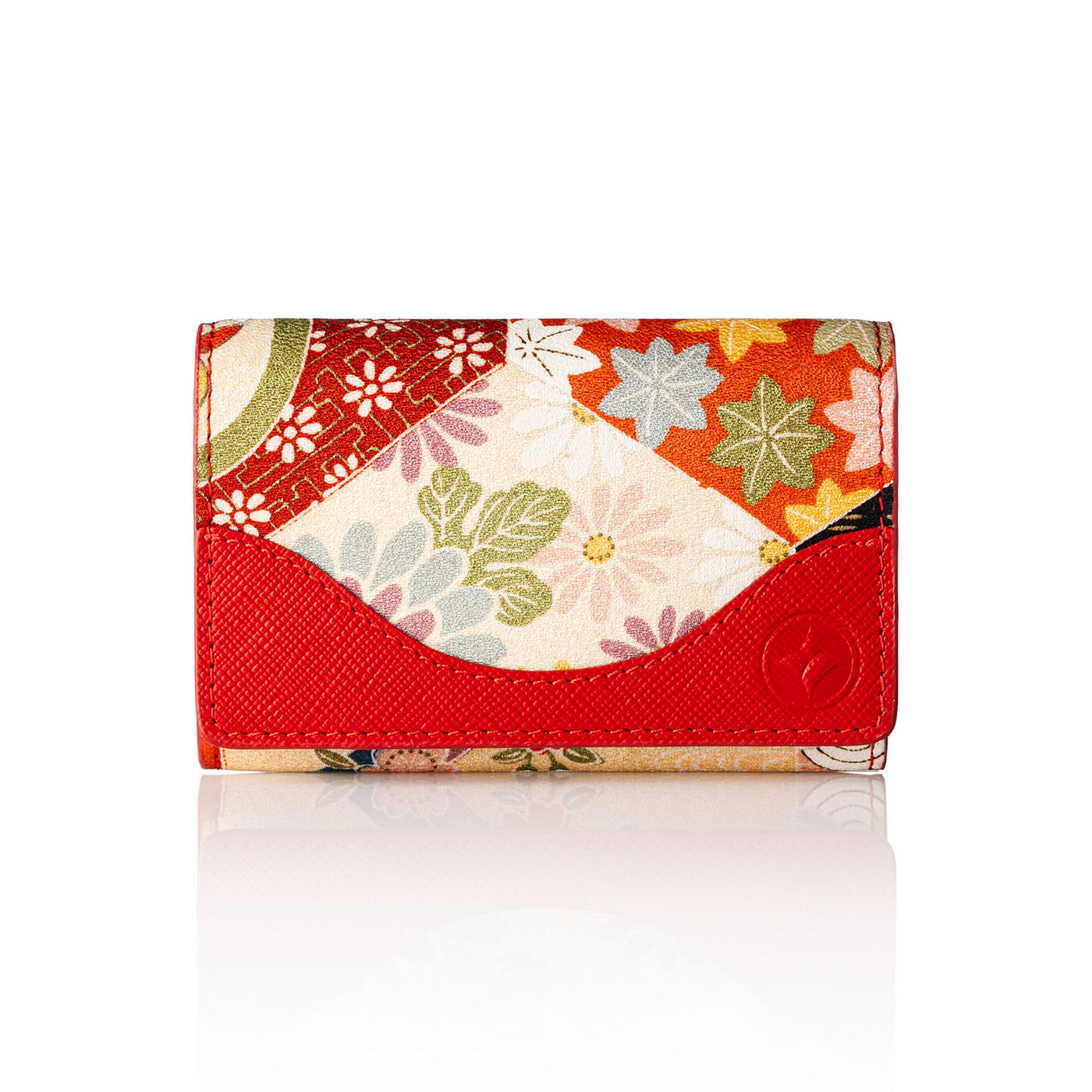 Kimono Card Case Red 002