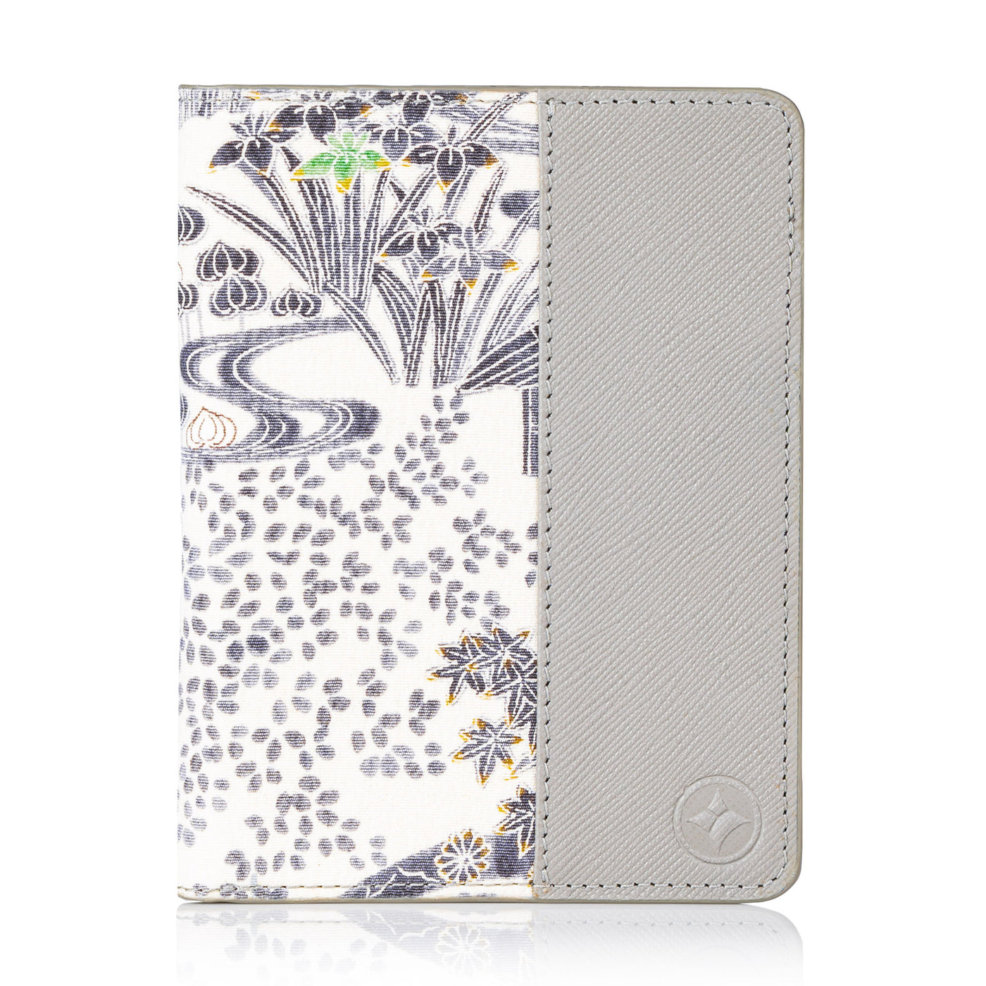 Kimono Passport Holder Gray 006