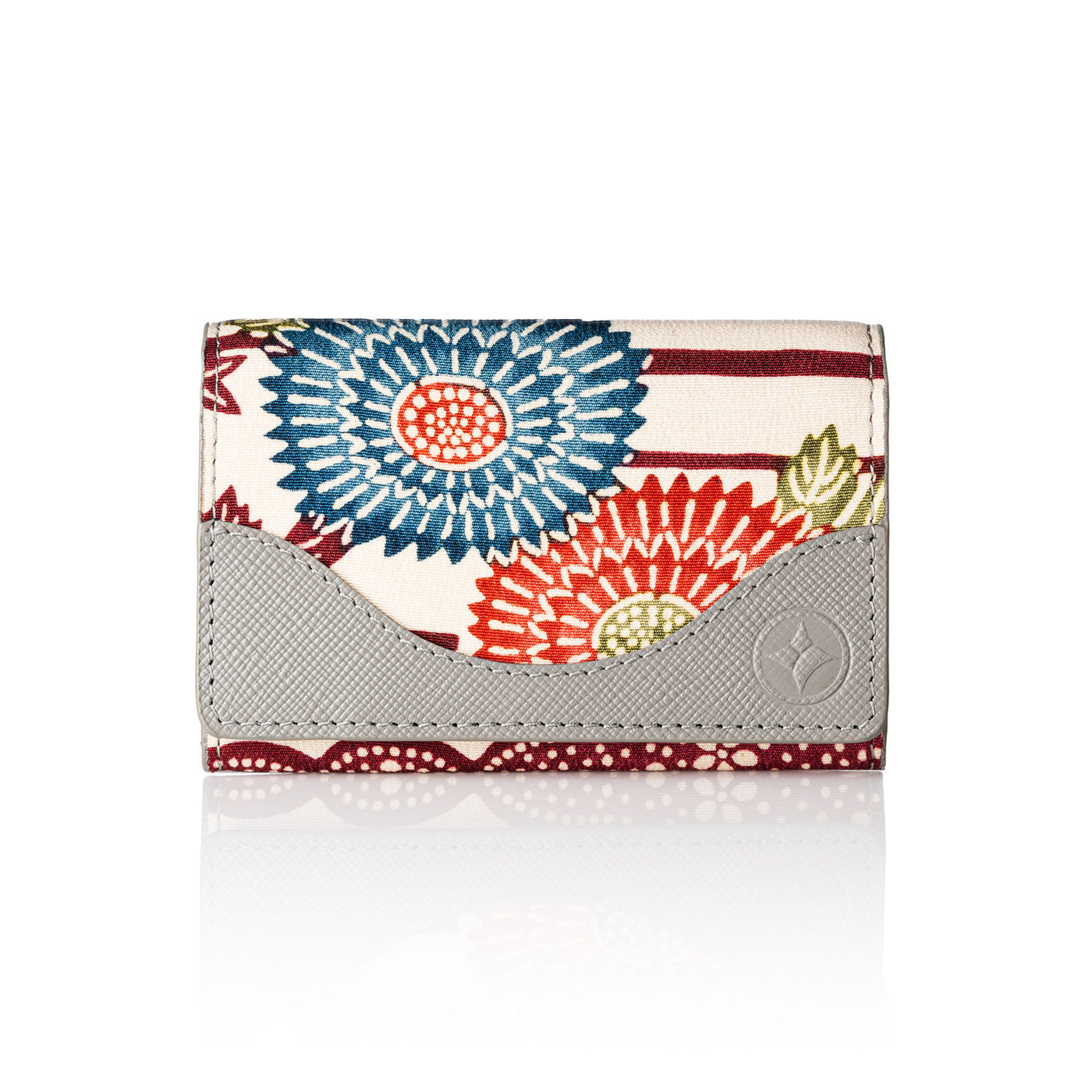 Kimono Card Case Gray 002