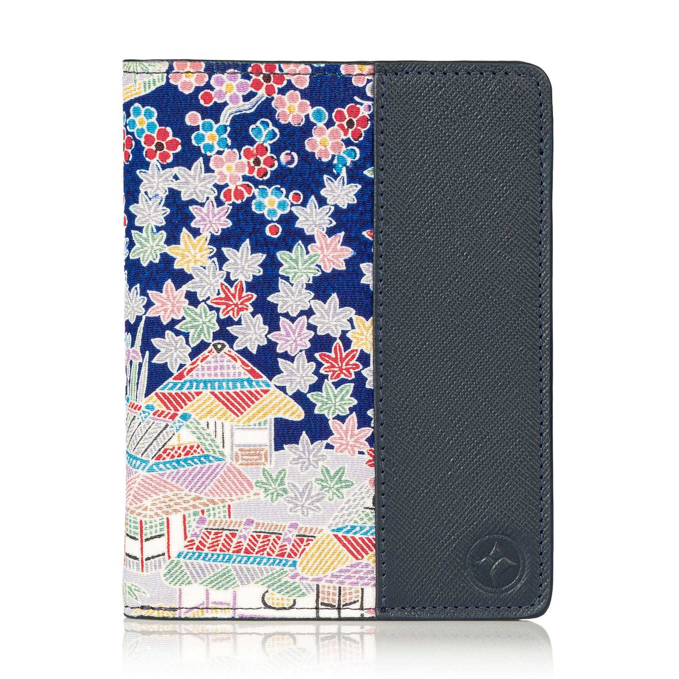 Kimono Passport Holder Navy 009