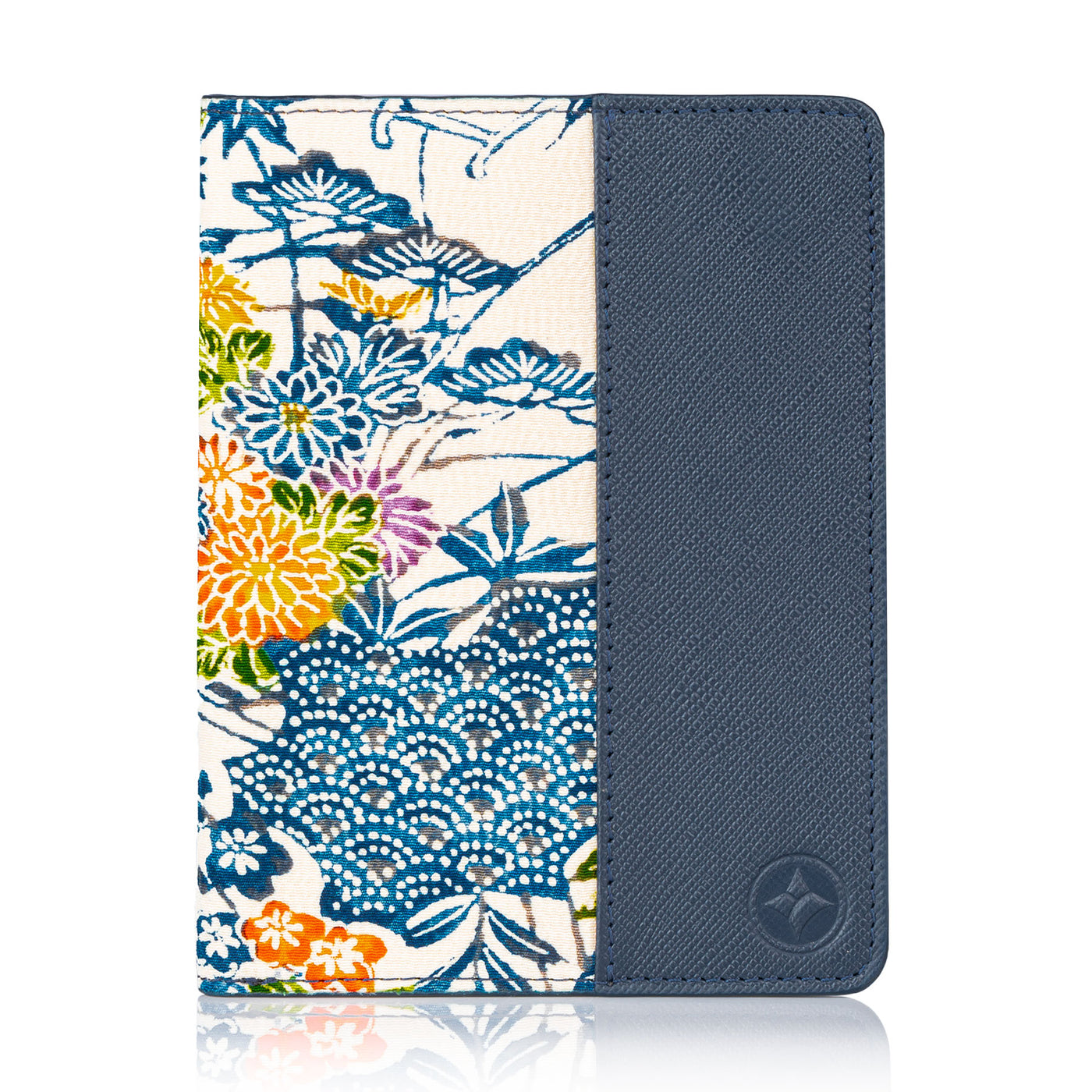 Kimono Passport Holder Navy 005