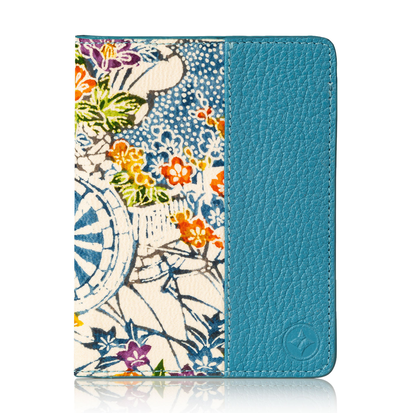 Kimono Passport Holder Blue 001