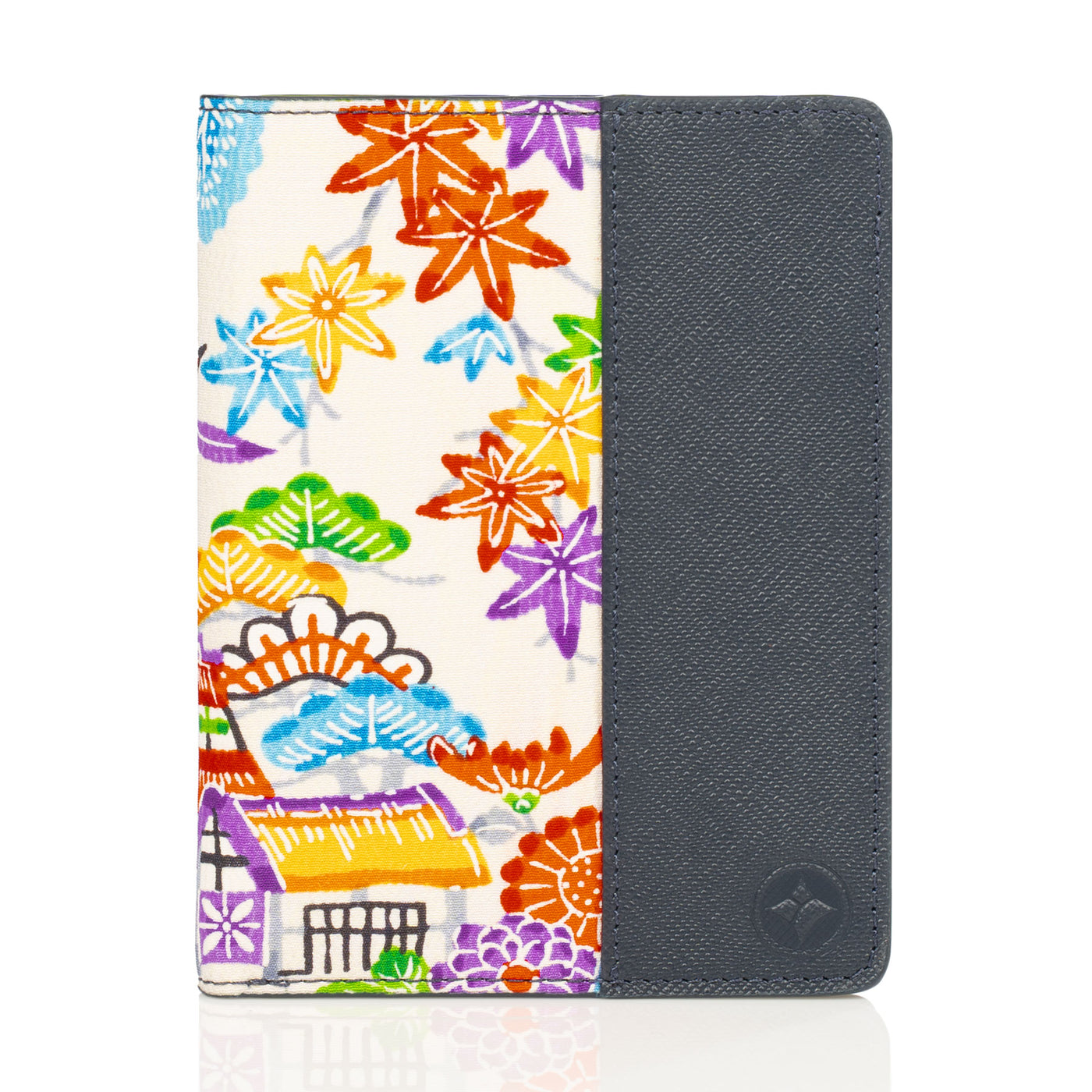 Kimono Passport Holder Navy 001