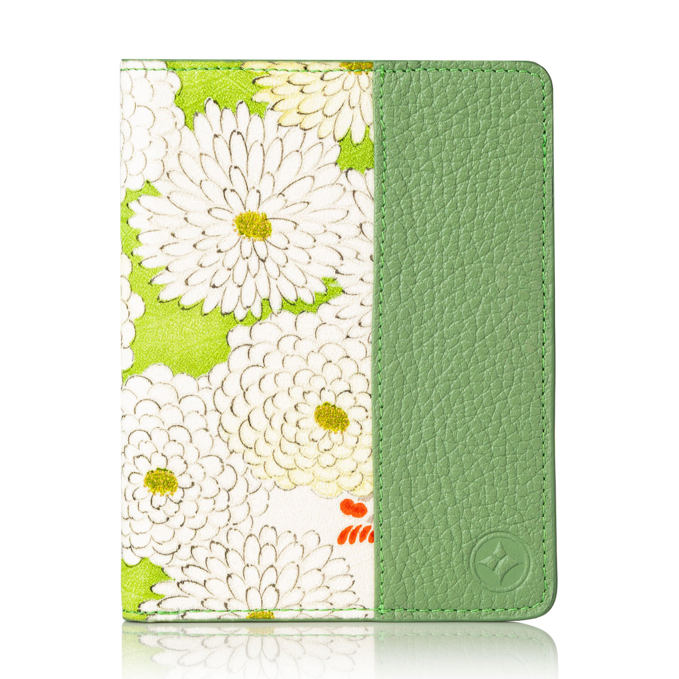 Kimono Passport Holder Green 001