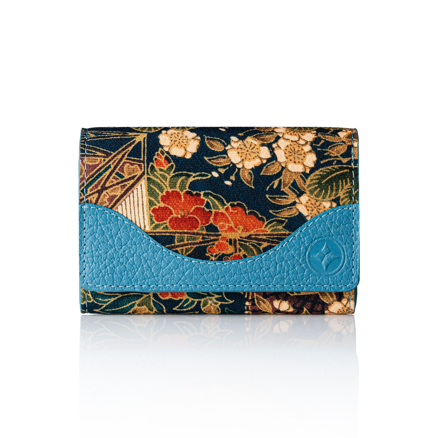 Kimono Card Case Blue 001