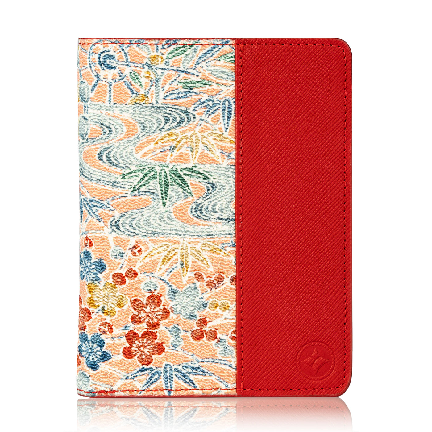 Kimono Passport Holder Red 004