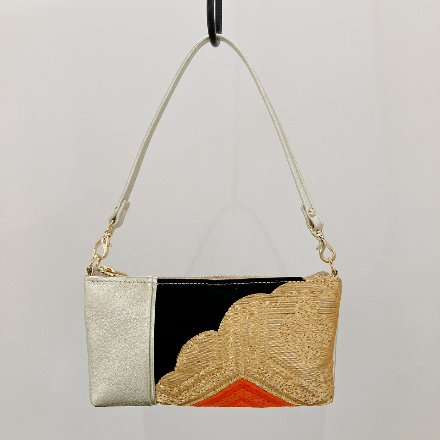 KIMONO PURSE 18, Gold