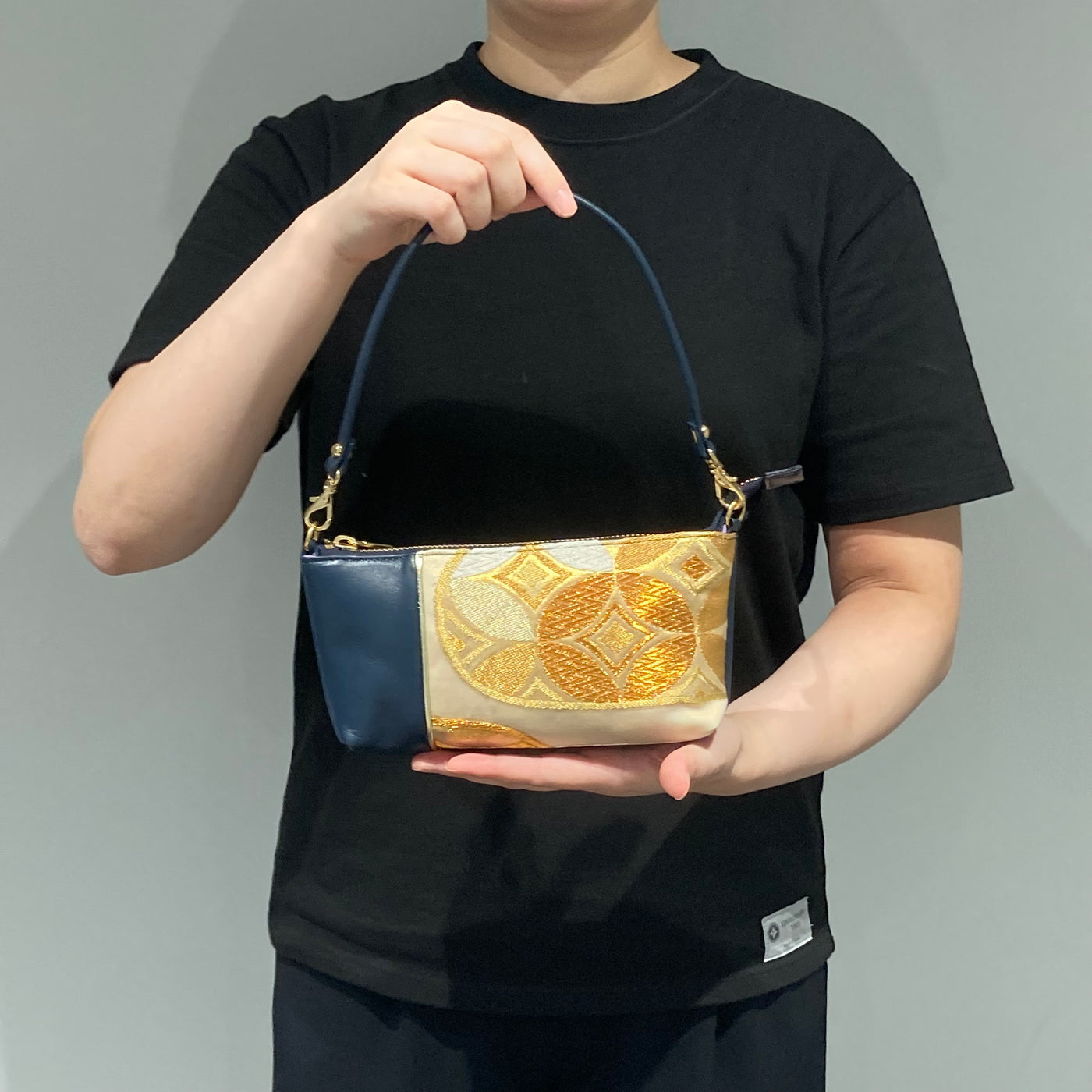 KIMONO PURSE 04, Navy