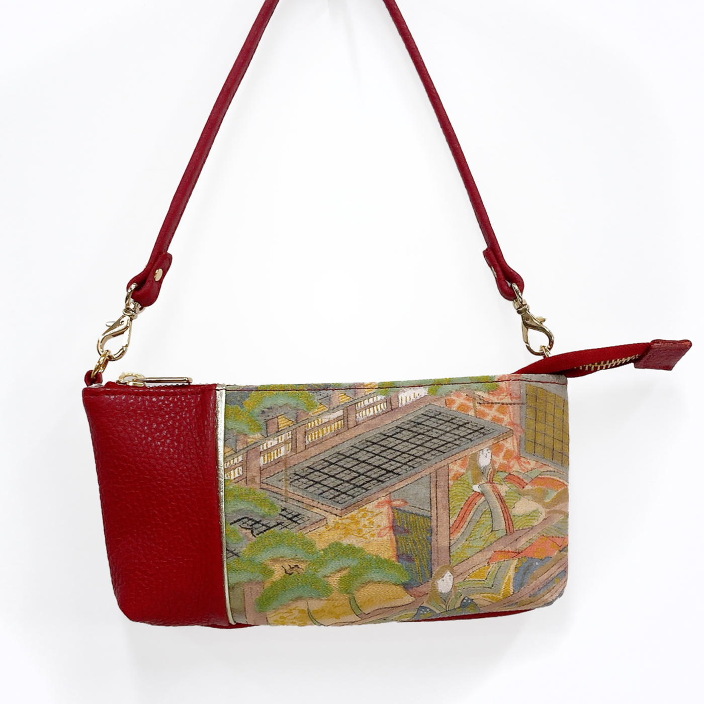 KIMONO PURSE Red T013